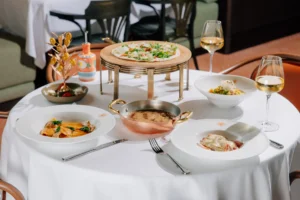 Mamabella traditional dishes with modern presentation