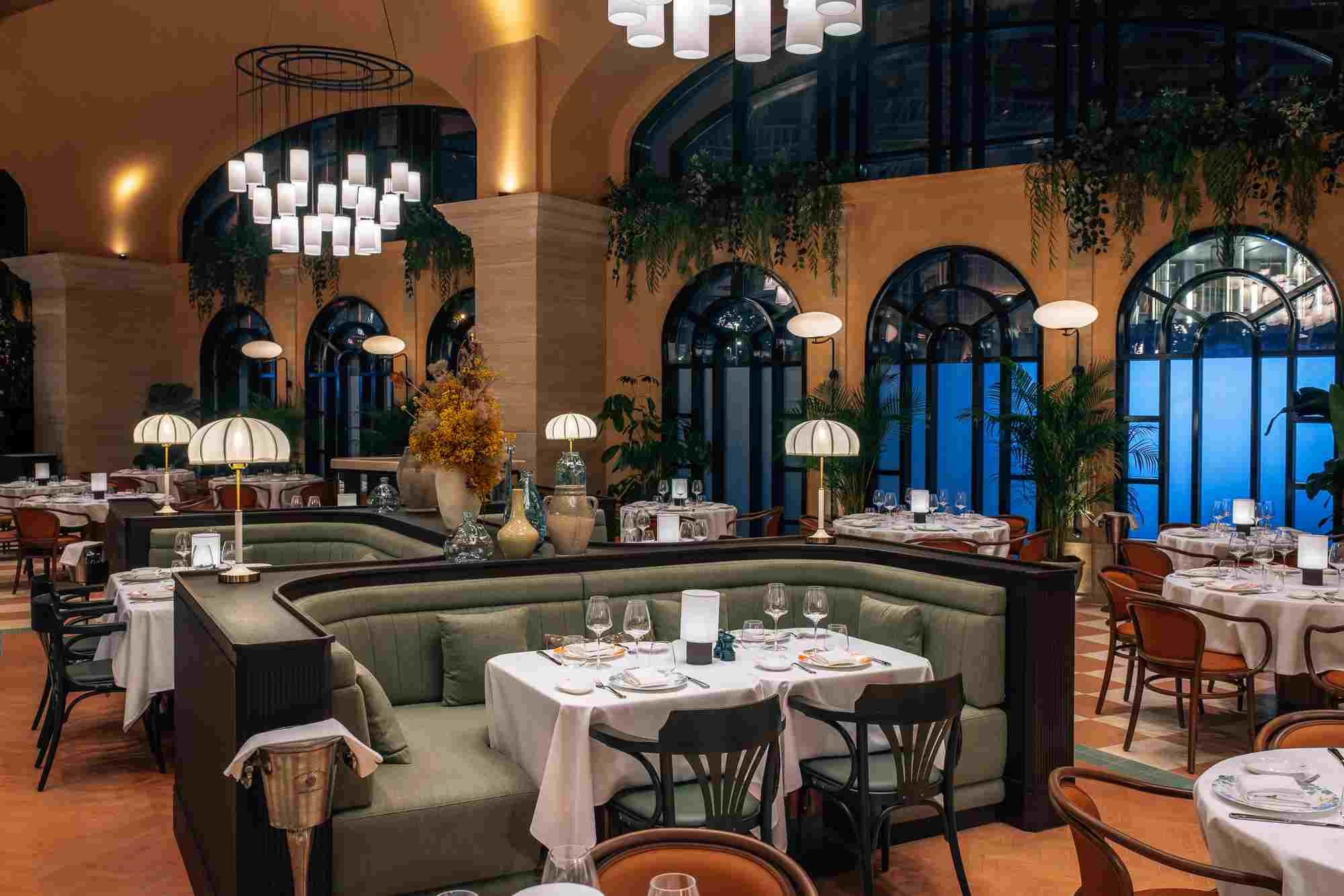 Dining are at MamaBella restaurant